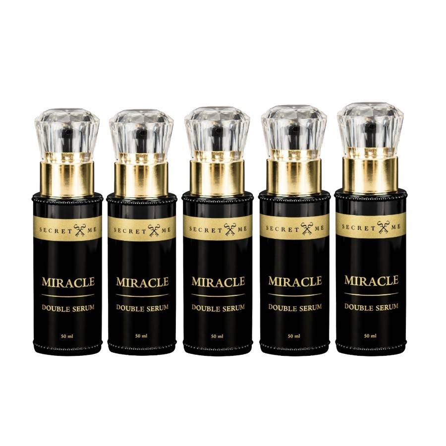 Miracle Double Serum เซรั่มขาวปัง ไฮยาลูรอนบำรุงผิวกายเข้มข้น คุ้มสุดๆ